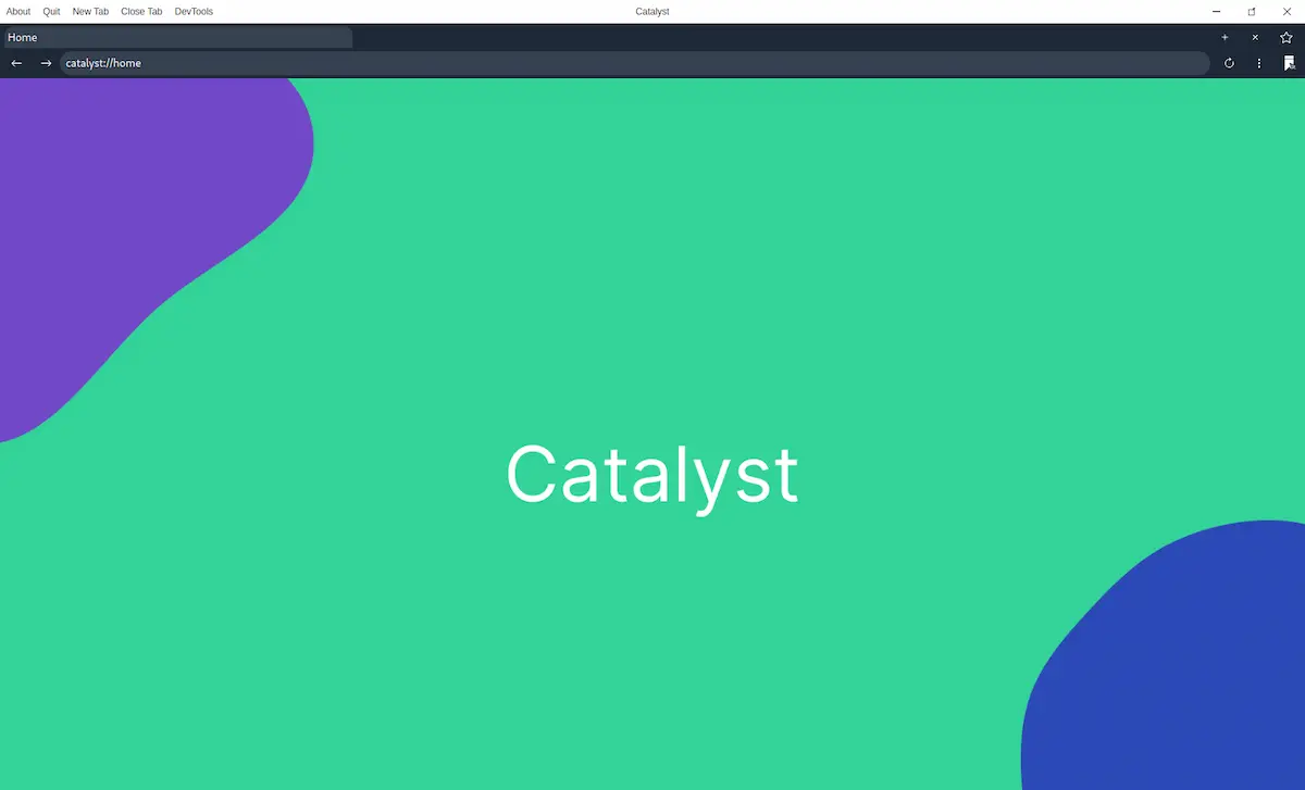 Screenshot of Catalyst